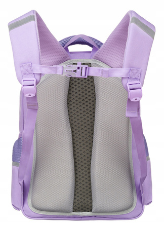 Violetter Schulrucksack mit verstellbaren Trägern – Peterson