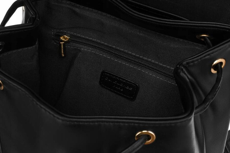 Städtischer Damen Rucksack mit Klappe aus Öko-Leder – David Jones