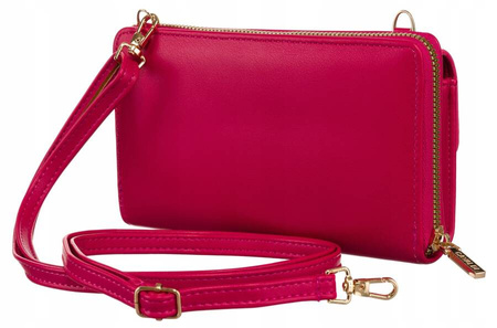 Elegante Mini Damen Handtasche-Geldbörse mit langem, abnehmbarem Riemen – 4U Cavaldi