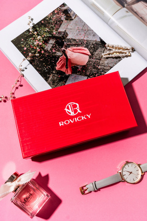 Elegante Damen Geldbörse groß mit Reißverschluss – Rovicky