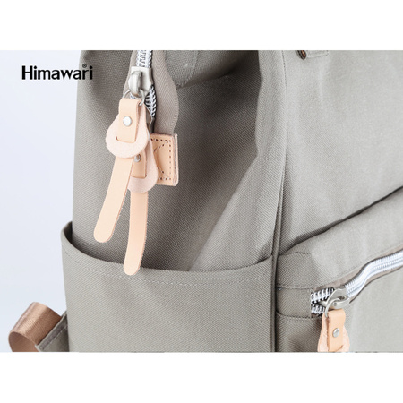 Städtischer Rucksack aus wasserabweisendem Gewebe in Khaki – Himawari