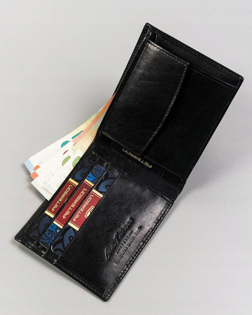 Herren geldbörse aus Leder ohne äußeren Verschluss – Peterson