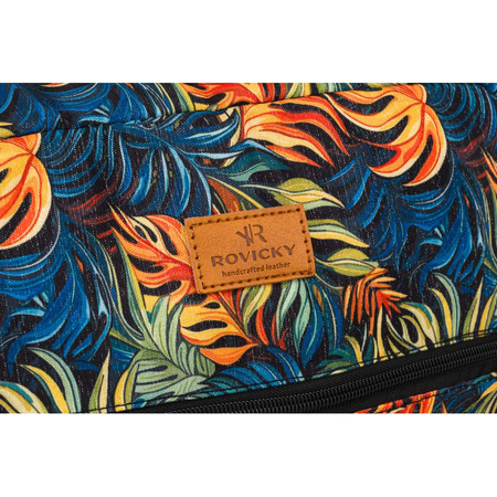 Leichter Reiserucksack mit Monstera-Blättern – Rovicky