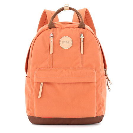 Oranger Damen Rucksack mit Laptopfach – Himawari
