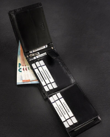 Klassische Herren Geldbörse aus echtem Leder – Rovicky