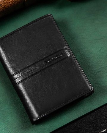 Große Herren Geldbörse aus Leder ohne Verschluss – Rovicky