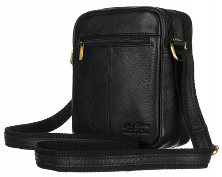 Herren Umhängetasche aus echtem Leder – Peterson