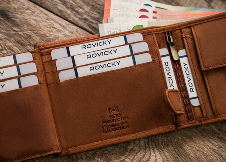 Große Herren Geldbörse aus Leder – Always Wild