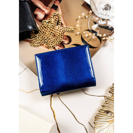 Damen Geldbörse mit RFID-Schutz und Druckknopfverschluss – Peterson