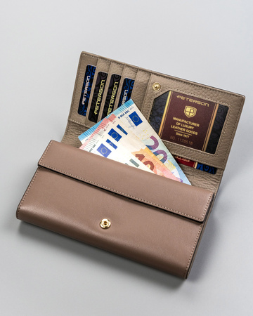 Große Damen Geldbörse mit doppeltem Münzfach – Peterson