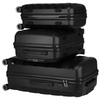 Kofferset in Schwarz aus Polypropylen mit Zahlenschlössern - Peterson