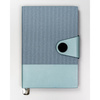 A5 Notizbuch in Hellblau mit Magnetverschluss und integriertem Lesezeichen – Peterson