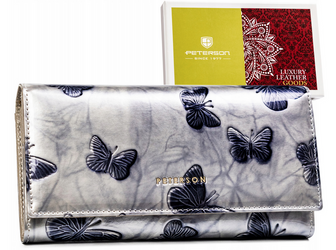 Große Damen Geldbörse aus echtem Leder – Peterson