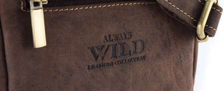 Herren Umhängetasche aus Leder – Always Wild