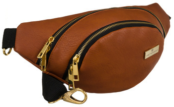 Klassische Damen Bauchtasche aus Öko-Leder – Peterson