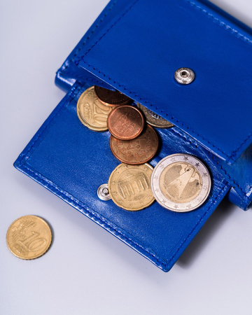 Kleine Damen Geldbörse aus Leder mit RFID Protect – Peterson