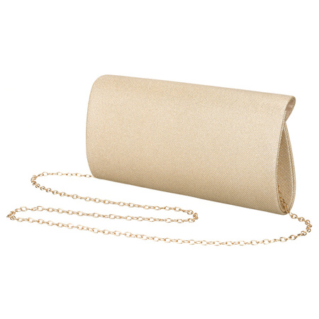 Goldene, glitzernde Damen-Clutch aus synthetischem Stoff – Rovicky