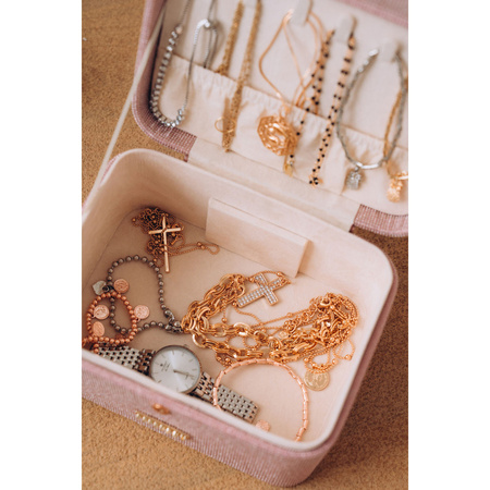 Rosa Schmuckschatulle mit Magnetverschluss – Peterson