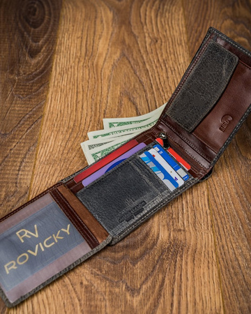 Herren Geldbörse bunt aus Echtleder – Forever Young