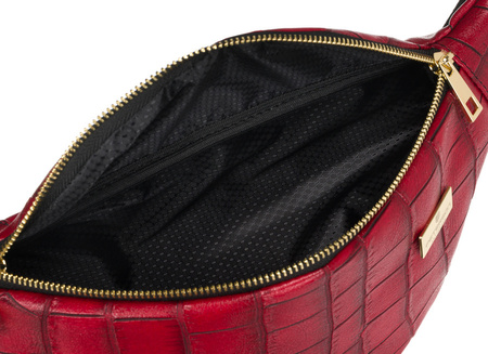 Klassische Damen Bauchtasche aus Öko-Leder – Peterson