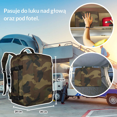 Großer Reiserucksack aus Polyester – Rovicky