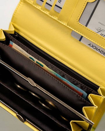 Große Damen Geldbörse Querformat aus Öko-Leder – 4U Cavaldi