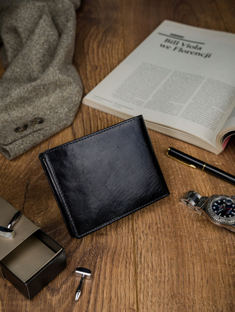 Herren Geldbörse aus Leder mit RFID – Rovicky