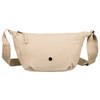 Sportliche Damen Umhängetasche aus beigem Polyester – Peterson