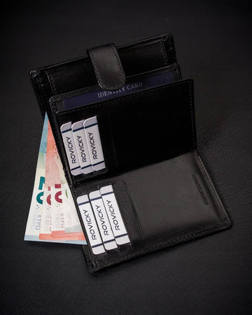 Erweiterte Herren Geldbörse aus echtem Leder – Rovicky