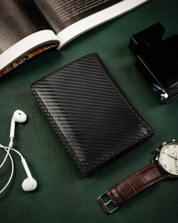 Vertikale große Herren Geldbörse aus Leder – Peterson