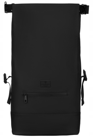 Wasserabweisender Rucksack in Schwarz mit Schnallenverschluss – Peterson