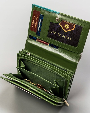 Damen Geldbörse aus Echtleder in mittlerer Größe – Peterson