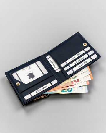 Elegante kleine Damen Geldbörse mit Bügelverschluss – Milano Design