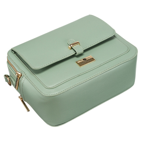 Modische Damen Umhängetasche in Grün aus Öko-Leder – Peterson