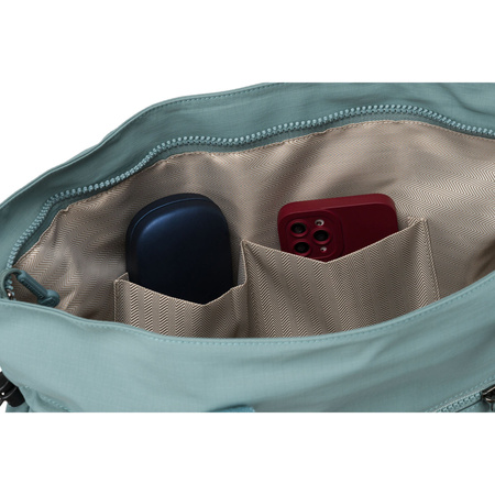 Damen Shopper aus Polyester in Blau mit bequemen Henkeln – Peterson