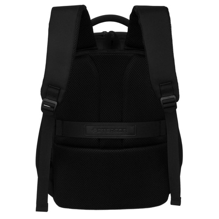 Schwarzer Reiserucksack mit verstellbaren Trägern – Peterson