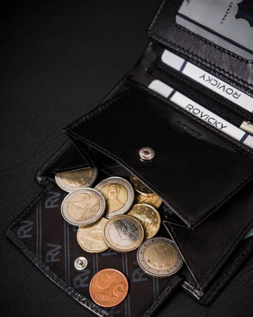 Herren Geldbörse aus Leder mit RFID-Schutz – Rovicky