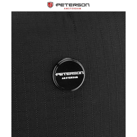 Reiserucksack in schwarz mit Reißverschluss, ideal für Handgepäck – Peterson