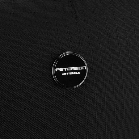 Reiserucksack in schwarz mit Reißverschluss, ideal für Handgepäck – Peterson