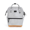 Praktischer Damen City-Rucksack in Grau mit Außentasche – Himawari