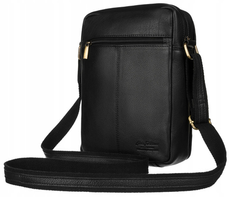 Herren Umhängetasche aus Echtleder – Peterson