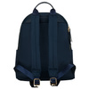 Zweifach unterteiltes, marineblaues Damen-Rucksack aus Polyester - Peterson