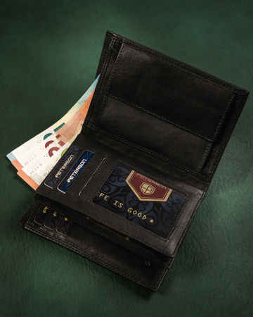 Elegante Herren Geldbörse aus echtem Leder – Peterson