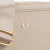 Städtische Damen-Handtasche mit Schultergurt in Beige aus Öko-Leder - Rovicky