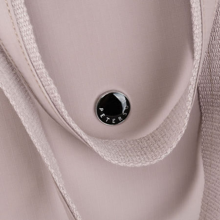 Große Damen Tasche aus Polyester in Lila mit Reißverschluss – Peterson