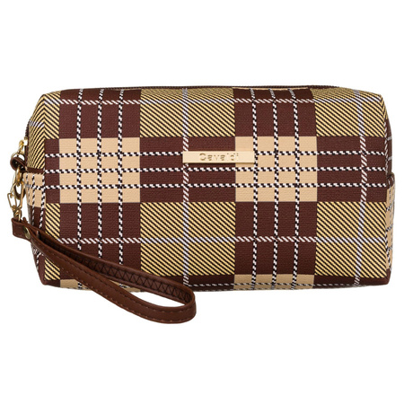 Reise-Kosmetiktasche für Damen im Karomuster – Rovicky