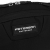 Sportliche Polyester-Bauchtasche in Schwarz - Peterson