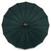 Eleganter, grüner Regenschirm mit großer Spannweite – Peterson