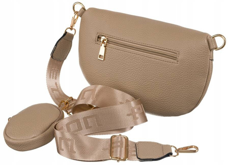 Geräumige Damen Gürteltasche mit breitem Gurt und zusätzlicher Geldbörse – Peterson