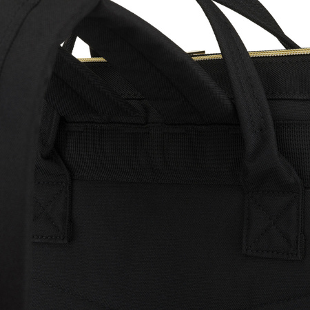 Damen-Rucksack aus Polyester in Grau-Schwarz, ideal als Handgepäck - Peterson